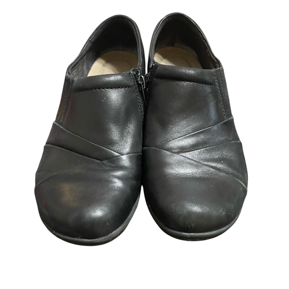 Clark’s Black Leather Work Shoe 7.5